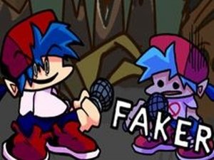 FNF: Fake Boyfriend & BF sings Faker Online Game