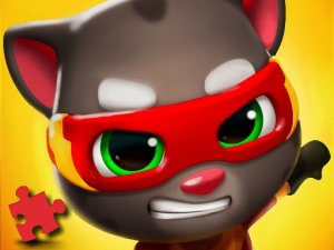 Talking Tom Jigsaw Puzzle Online Game