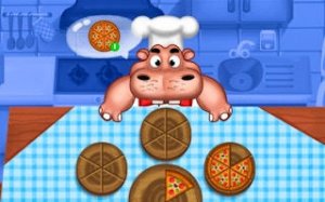 Hippo Pizza Chef Puzzle