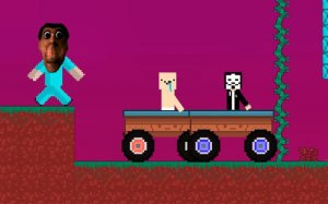 Pro Obunga vs Noob and Customizeer: Monster Escape Driving Game