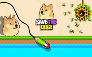 Save the Doge: Draw Line Puzzle