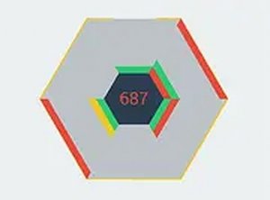 Hexagon Color Match Puzzle